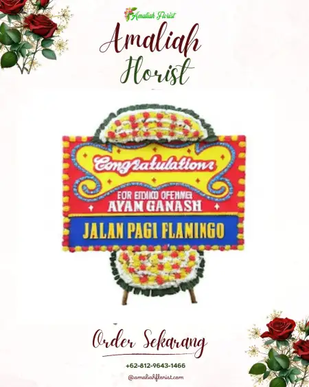 Sewa Papan Bunga Megonten